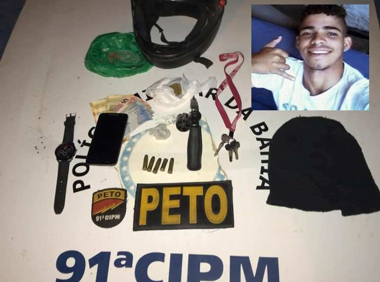 Acusado de vários crimes é morto em confronto com a Polícia em Capim Grosso