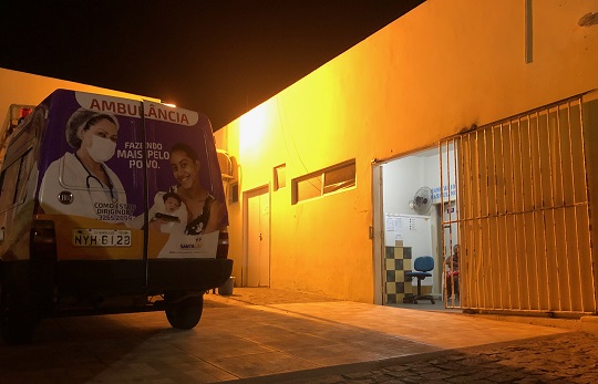 Vítima de tentativa de homicídio vai para hospital de mototaxi