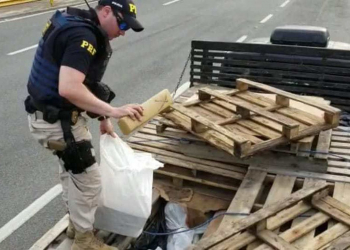 RJ – Caminhão é flagrado em rodovia com uma tonelada de maconha