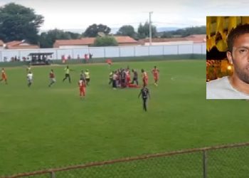 Jogador sofre infarto e morre durante partida de futebol em América Dourada; veja vídeo