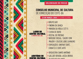 Com uma programação recheada de atividades, novo Conselho Municipal de Cultura tomará posse hoje