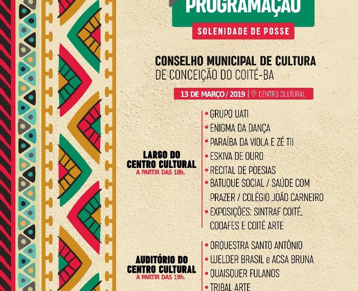 Com uma programação recheada de atividades, novo Conselho Municipal de Cultura tomará posse hoje