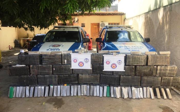 PM apreende carregamento de maconha avaliado em R$ 5 milhões