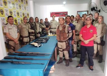 Policias militares do 16ºBPM participam de campeonato de tiros em Serrinha