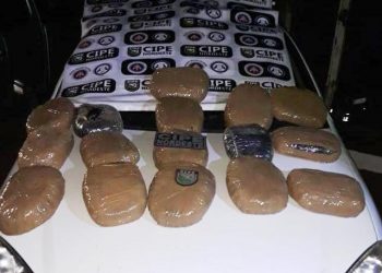 Cipe Nordeste apreende veículo com 20 kg de maconha na BR-116