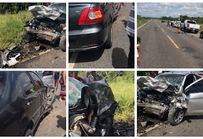 Colisão entre veículos deixa um homem morto e uma mulher ferida na BA 131