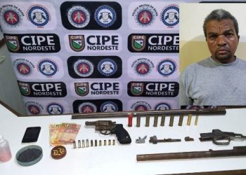 PM desmonta fábrica clandestina de armas em Tucano