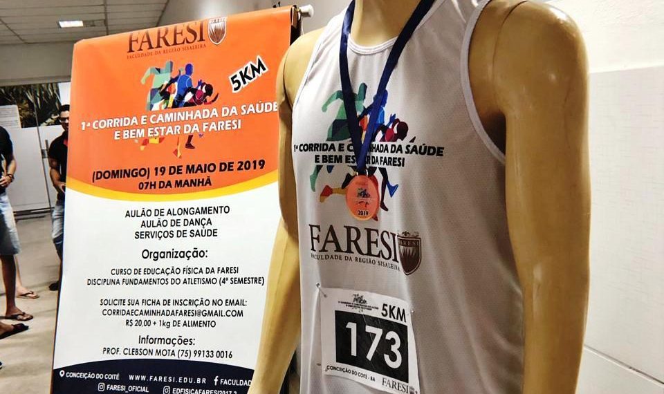 Contagem regressiva para 1ª Corrida e Caminhada da Saúde e Bem Estar da Faresi