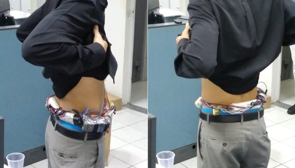Funcionário de banco em Muritiba tem explosivos presos ao corpo por criminosos em tentativa de assalto