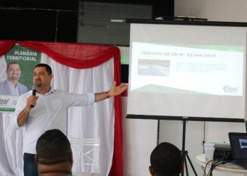 Durante Plenária Osni Cardoso apresentou as ações dos 100 dias de sua atuação na ALBA