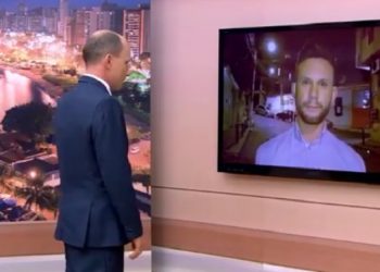 ES – Equipe de reportagem é ameaçada de morte ao vivo por criminosos: “Desliga a câmera”