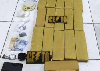 Ceto do 16ºBPM faz mais uma apreensão de droga e prende suspeito em flagrante