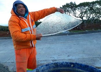 Operário natural de Barrocas relata baixíssima temperatura em Santa Catarina
