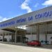 Palco da inauguração do aeroporto de Conquista é fechado por tapumes