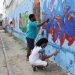 Grafiteiros deram um toque de arte nas paredes ‘sem vida’ em Coité