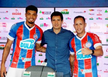 Reforços tricolor: Guerra e Juninho aparecem no BID e ficam à disposição de Roger Machado