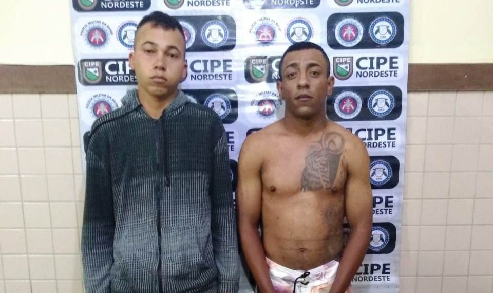 CIPE Nordeste prende dupla em flagrante pouco tempo depois de cometer homicídio em Ribeira do Pombal