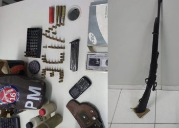 Acusado de matar estudante em Santaluz é preso com arma e farta quantidade de munição