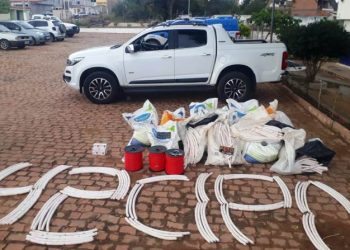 Ação continuada localiza dono da carga de meia tonelada de explosivos