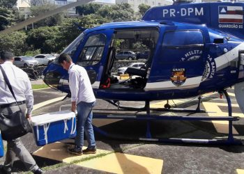Grupamento Aéreo transporta coração, fígado, rins e córneas