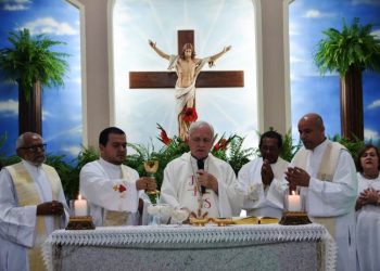 Em missa de encerramento de novenário do padroeiro, Dom Ottorino disse que São Domingos em breve se tornará Paróquia