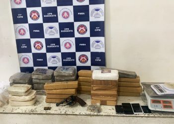 Quarenta quilos de cocaína, maconha e crack são apreendidos no interior da Bahia