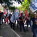 Trabalhadores da Embasa realizam protesto no Centro Administrativo da Bahia