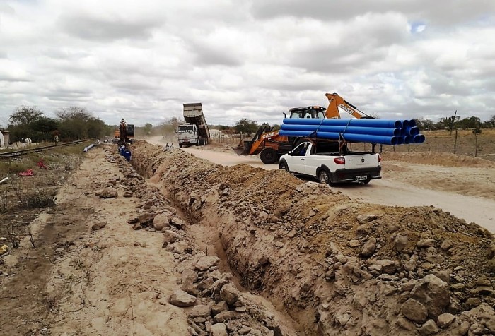 Duplicação da adutora de Santaluz está em fase final