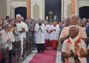 Água Fria comemora três festas de padroeiros no ano.Missa encerrou o novenário do martírio de São João neste domingo