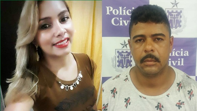 Preso em Simões Filho, acusado de matar companheira com mais de 60 facadas em Serrinha