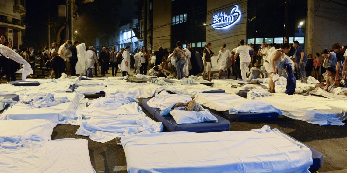 Incêndio atinge Hospital Badim, na Zona Norte do Rio