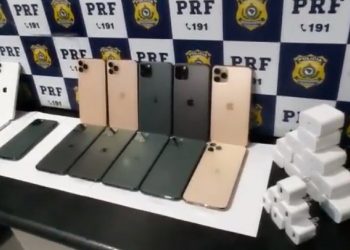 Carga de iPhone avaliada em R$ 150 mil é apreendida em Feira de Santana