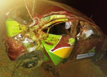 Carro da Prefeitura de Várzea Nova atropela animal na BA 144; quatro pessoas feridas