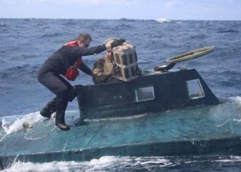‘Submarino do tráfico’ é apreendido com carregamento de cocaína avaliado em R$ 680 milhões nos EUA