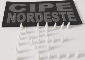 Cipe Nordeste prende individuo e apreende menor em posse de droga