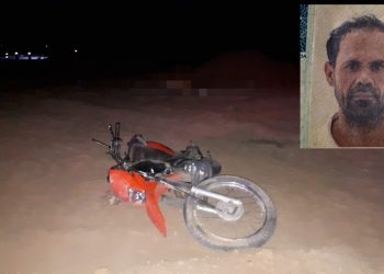 Motociclista morre ao atingir construção de rotatória da Policlínica de Senhor do Bonfim