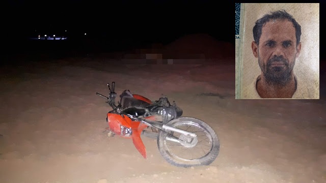 Motociclista morre ao atingir construção de rotatória da Policlínica de Senhor do Bonfim