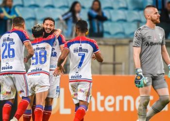 Bahia vence o Grêmio em Porto Alegre e põe fim no jejum de nunca ter vencido em sua arena