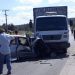 Locutor morre em acidente envolvendo Uno e caminhão na BA 220