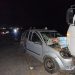 Mulher morre em consequência de uma colisão envolvendo carro de passeio e guincho
