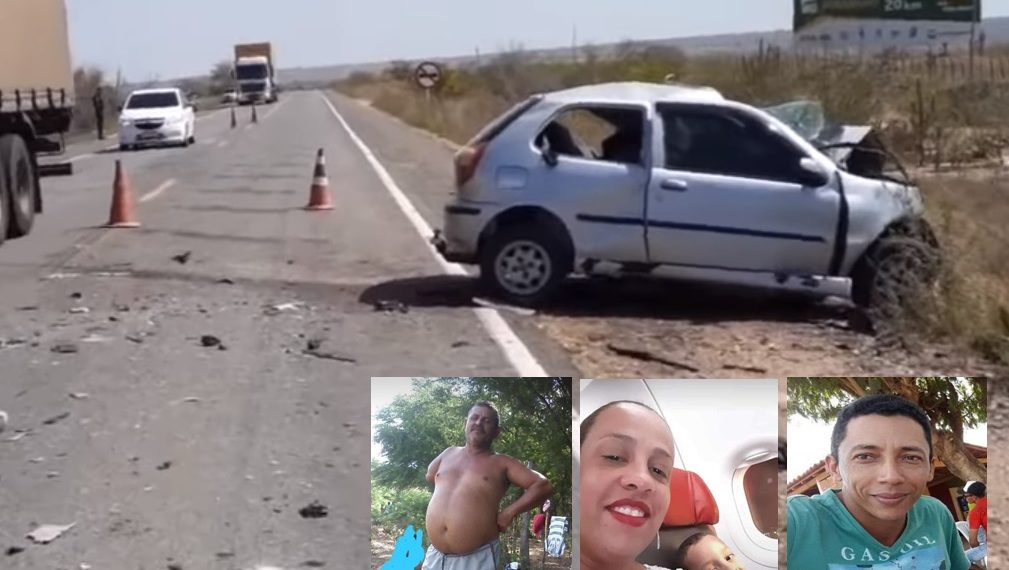 Identificadas as quatro pessoas mortas em acidente na BR 116 Norte entre Araci e Tucano