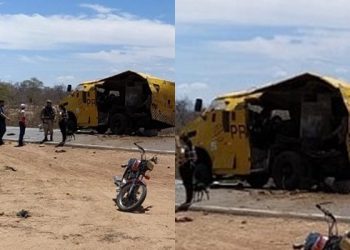 Carro forte é explodido no Norte da Bahia