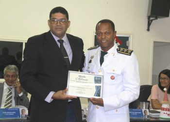 Capitão Lessa é homenageado com Moção de Aplausos na Câmara Municipal