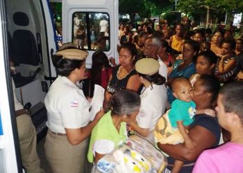 Serrinha: 16º BPM realiza Natal Solidário e contempla 150 famílias