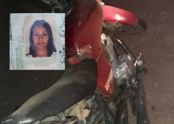 Carona de moto morre após veículo ser atingido por Fiat Palio na BA 417