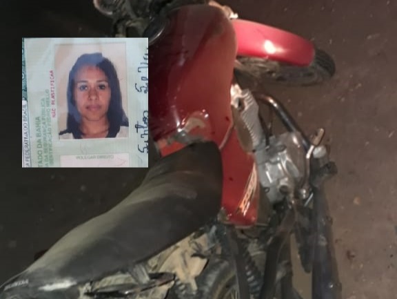 Carona de moto morre após veículo ser atingido por Fiat Palio na BA 417