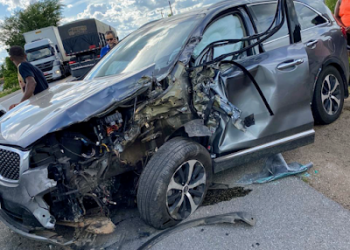 Prefeito de Jacobina se envolve em acidente na BR 324 próximo a Tanquinho