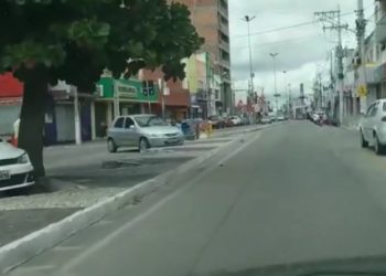 No dia mais movimentado da semana, Coité registra quantidade reduzida de pessoas circulando