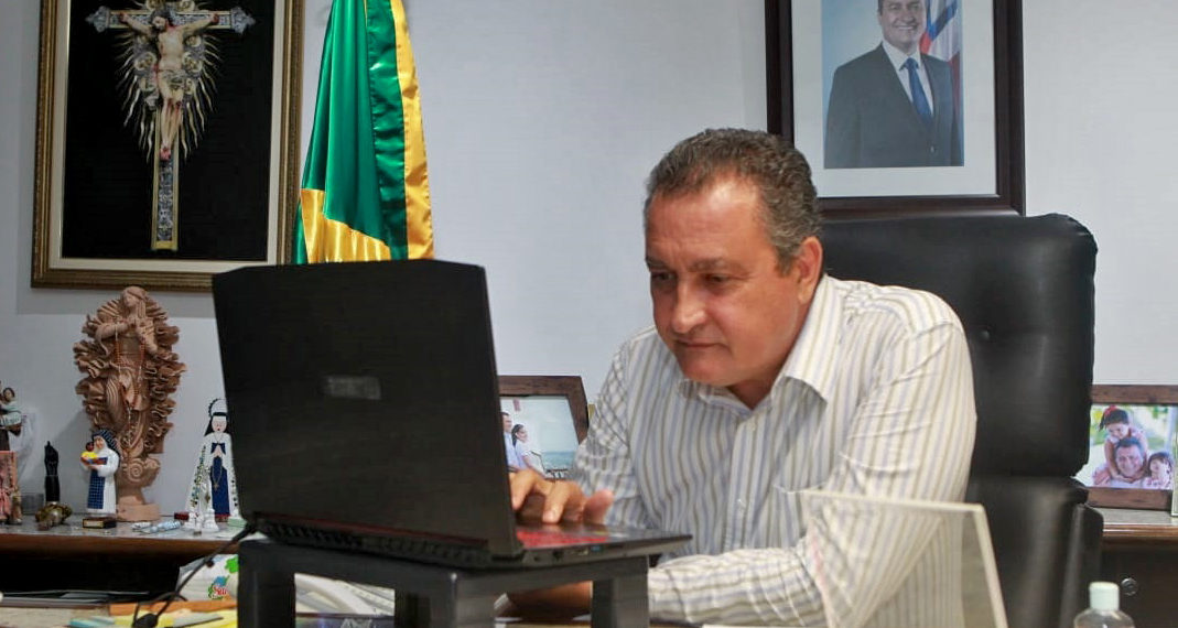 Teleconferência: Rui Costa se reúne com prefeitos presidentes dos Consórcios de Saúde: “temos que estar juntos”