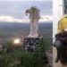 Homem destrói imagem do Cristo na serra de Tanquinho. O mesmo é acusado de matar a esposa do primo há sete anos em Inhambupe